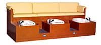 Bench Style Pedicure Station